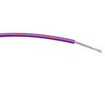 RS PRO Purple/Red 0.2 mm² Hook Up Wire, 24 AWG, 7/0.2 mm, 100m, PVC Insulation