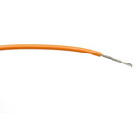 RS PRO Orange 0.5 mm² Hook Up Wire, 20 AWG, 16/0.2 mm, 100m, PVC Insulation