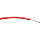 RS PRO Red 0.26 mm² Hook Up Wire, 23 AWG, 1/0.6 mm, 100m, PVC Insulation