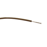 RS PRO Brown 1mm² Hook Up Wire, 32/0.2 mm, 500m, PVC Insulation