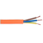 RS PRO Arctic Grade Electrical Wiring Cable, 3 Core, Orange, 100m, 2.5 mm² CSA