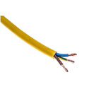 RS PRO Arctic Grade Electrical Wiring Cable, 3 Core, Yellow, 100m, 2.5 mm² CSA