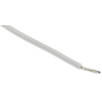RS PRO White 0.52 mm² Hook Up Wire, 20 AWG, 10/0.25 mm, 100m, PVC Insulation