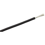RS PRO Black 0.25 mm² Hook Up Wire, 1, 25m, Silicone Rubber Insulation