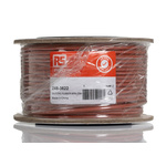 RS PRO Brown 0.5 mm² Hook Up Wire, 20 AWG, 16/0.2 mm, 25m, Silicone Rubber Insulation