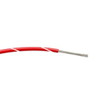 RS PRO Red/White 0.5 mm² Hook Up Wire, 16/0.2 mm, 100m, PVC Insulation
