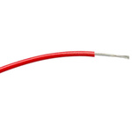 RS PRO Red 0.5 mm² Hook Up Wire, 16/0.2 mm, 100m, PVC Insulation