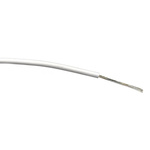 RS PRO White 0.5 mm² Hook Up Wire, 16/0.2 mm, 500m, PVC Insulation