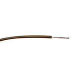 RS PRO Brown 0.75 mm² Hook Up Wire, 24/0.2 mm, 100m, PVC Insulation
