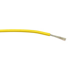 RS PRO Yellow 1 mm² Hook Up Wire, 32/0.2 mm, 100m, PVC Insulation