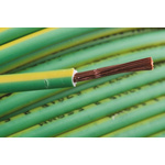RS PRO Green/Yellow 2.5 mm² Hook Up Wire, 13 AWG, 50/0.25 mm, 100m, Zero Halogen Insulation