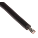 RS PRO Black 0.52 mm² Hook Up Wire, 20 AWG, 8/0.25 mm, 100m, PVC Insulation