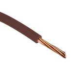 RS PRO Brown 2.5 mm² Hook Up Wire, 13 AWG, 100m, Polyolefin Cross-linked EI5, Type EI 5 to EN 50363-5 Insulation