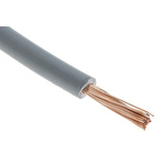 RS PRO Grey 2.5 mm² Hook Up Wire, 13 AWG, 100m, Polyolefin Cross-linked EI5, Type EI 5 to EN 50363-5 Insulation