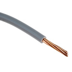 RS PRO Grey 2.5 mm² Hook Up Wire, 100m
