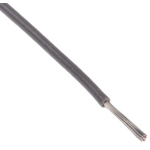 RS PRO Grey 0.08 mm² Hook Up Wire, 28 AWG, 7/0.12 mm, 100m, PTFE Insulation