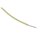 RS PRO Yellow 0.12 mm² Hook Up Wire, 26 AWG, 7/0.15 mm, 100m, PTFE Insulation