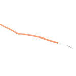 RS PRO Orange 0.12 mm² Hook Up Wire, 26 AWG, 7/0.15 mm, 100m, PTFE Insulation