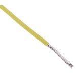 RS PRO Yellow 0.34 mm² Hook Up Wire, 22 AWG, 19/0.15 mm, 100m, PTFE Insulation