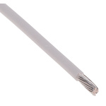 RS PRO White 0.6 mm² Hook Up Wire, 20 AWG, 19/0.2 mm, 100m, PTFE Insulation