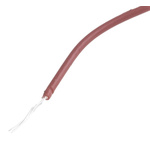 RS PRO Brown 0.22 mm² Hook Up Wire, 24 AWG, 7/0.2 mm, 100m, PTFE Insulation