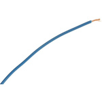 RS PRO Blue 0.26 mm² Hook Up Wire, 23 AWG, 3/0.07 mm, 100m, PVC Insulation