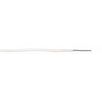 RS PRO White 0.13 mm² Hook Up Wire, 26 AWG, 7/0.16 mm, 100m, MPPE Insulation