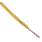 RS PRO Yellow 0.33 mm² Hook Up Wire, 22 AWG, 7/0.12 mm, 100m, MPPE Insulation