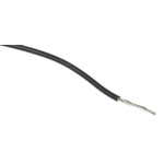 RS PRO Black 0.13 mm² Hook Up Wire, 26 AWG, 7/0.16 mm, 100m, XLPE Insulation