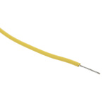 RS PRO Yellow 0.33 mm² Hook Up Wire, 22 AWG, 17/0.16 mm, 100m, XLPE Insulation