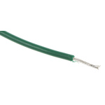 RS PRO Green 0.26 mm² Hook Up Wire, 23 AWG, 3/0.07 mm, 100m, PVC Insulation