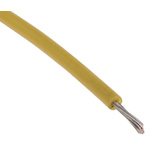 RS PRO Yellow 0.33 mm² Hook Up Wire, 22 AWG, 17/0.16 mm, 100m, XLPE Insulation