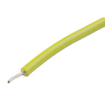 RS PRO Yellow 0.33 mm² Hook Up Wire, 22 AWG, 17/0.16 mm, 100m, XLPE Insulation