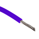 RS PRO Purple 0.33 mm² Hook Up Wire, 22 AWG, 17/0.16 mm, 100m, XLPE Insulation