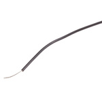RS PRO Black 0.13 mm² Hook Up Wire, 26 AWG, 7/0.16 mm, 100m, PVC Insulation