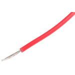 RS PRO Red 0.13 mm² Hook Up Wire, 26 AWG, 7/0.16 mm, 100m, PVC Insulation