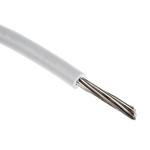 RS PRO White 0.13 mm² Hook Up Wire, 26 AWG, 7/0.16 mm, 100m, PVC Insulation