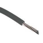RS PRO Grey 0.33 mm² Hook Up Wire, 22 AWG, 17/0.16 mm, 100m, PVC Insulation