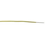 RS PRO Yellow 0.33 mm² Hook Up Wire, 22 AWG, 17/0.16 mm, 100m, PVC Insulation