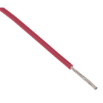 RS PRO Red 0.13 mm² Hook Up Wire, 26 AWG, 7/0.16 mm, 100m, XLPVC Insulation