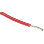 RS PRO Red 0.13 mm² Hook Up Wire, 26 AWG, 7/0.16 mm, 100m, PVC Insulation