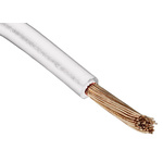 RS PRO White Hook Up Wire, 24 AWG, 19/0.12 mm, 100m, ETFE Insulation