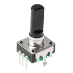 PEC12R-4225F-S0024 | Bourns 24 Pulse Incremental Mechanical Rotary Encoder with a 6 mm Flat Shaft, Through Hole