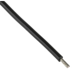 Alpha Wire Premium Series Black 0.51 mm² Hook Up Wire, 20 AWG, 10/0.25 mm, 305m, PVC Insulation