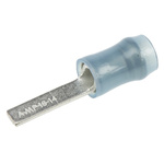 TE Connectivity, PIDG Insulated Crimp Blade Terminal 12.57mm Blade Length, 1mm² to 2.6mm², 16AWG to 14AWG, Blue
