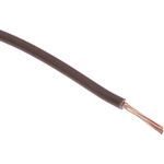 RS PRO Brown 1 mm² Hook Up Wire, 32/0.2 mm, 100m