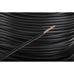 RS PRO Black 1.5 mm² Hook Up Wire, 30/0.25 mm, 100m