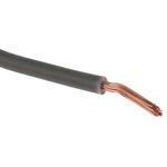 RS PRO Grey 1.5 mm² Hook Up Wire, 30/0.25 mm, 100m