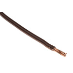 RS PRO Brown 16 mm² Hook Up Wire, 7/1.7 mm, 50m