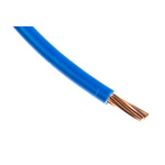 RS PRO Blue 10 mm² Hook Up Wire, 7/1.35 mm, 100m